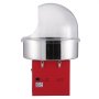 VEVOR Elektrische Zuckerwattemaschine, 1000 W Zuckerwattegeräte, Kommerzielle Zuckerwattemaschine mit Abdeckung, Edelstahlschüssel, Zuckerschaufel, Schublade, Perfekt für Familienfeiern, Rot
