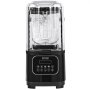 VEVOR professioneller Mixer mit Schutzschild & Kunststoffbehälter, kommerzieller Standmixer 2 L Mixer mit 9 Geschwindigkeiten und 5 Funktionen, für Shakes Smoothies Getränke Schwarz