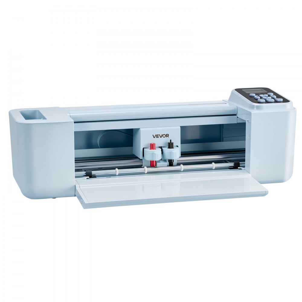 VEVOR Vinylschneidemaschine 30 cm, Schneideplotter/Plottermaschine mit Steuerung (Knopf/Bildschirm), Kompatibel mit Mac/Windows/Android/iOS, Vinylcutter für Bastelarbeiten, Karten & Wohnaccessoires