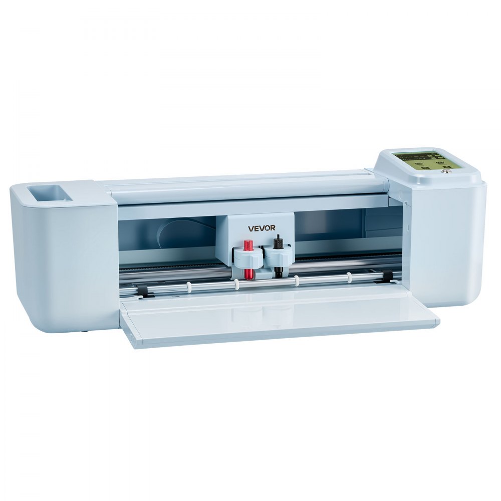 VEVOR Vinylschneidemaschine 30 cm, Schneideplotter/Plottermaschine mit Touchscreen & Material- und Werkzeugsatz, Kompatibel mit Mac/Windows/Android/iOS, für Bastelarbeiten, Karten & Wohnaccessoires