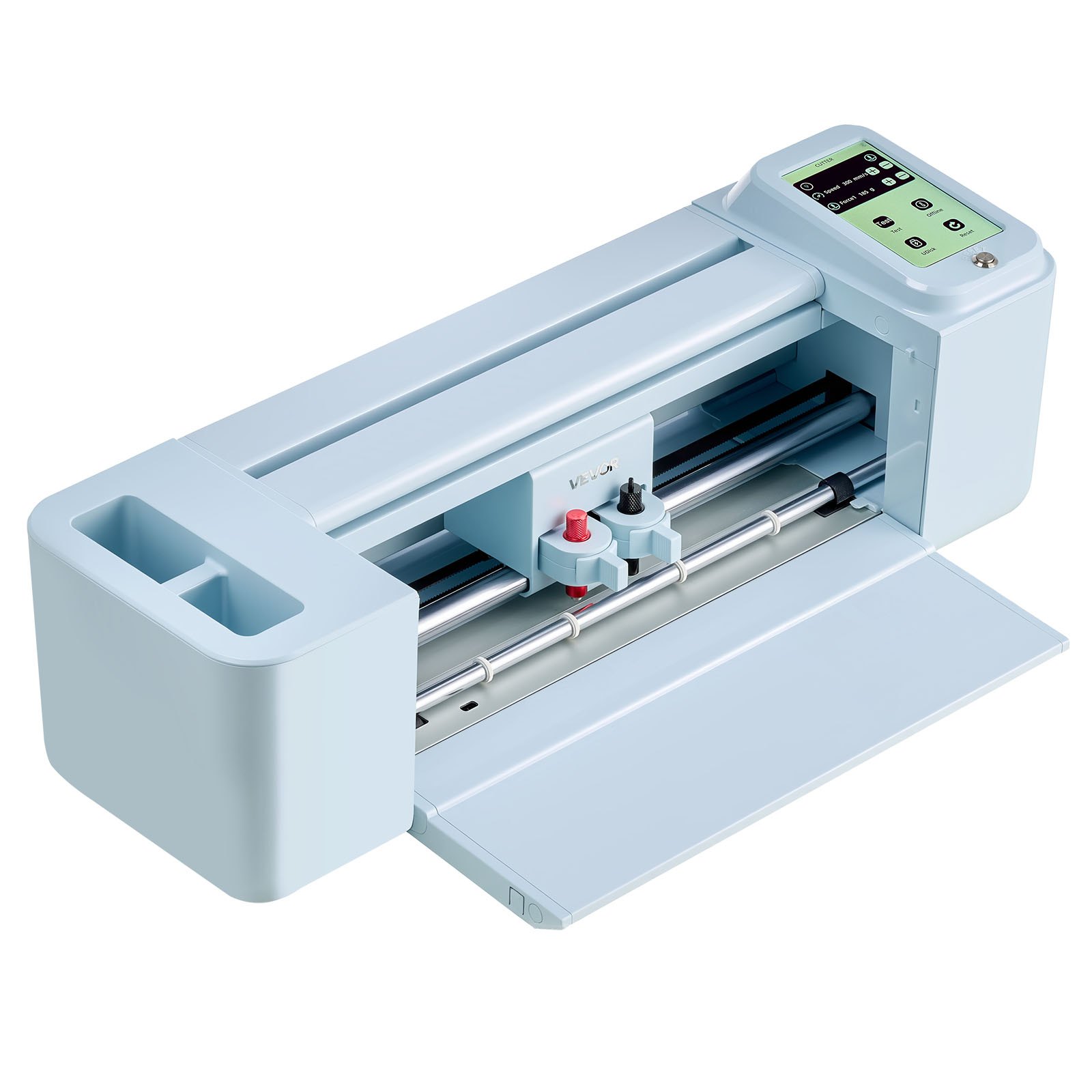VEVOR Vinylschneidemaschine 30 cm, Schneideplotter/Plottermaschine mit Touchscreen & Material- und Werkzeugsatz, Kompatibel mit Mac/Windows/Android/iOS, für Bastelarbeiten, Karten & Wohnaccessoires
