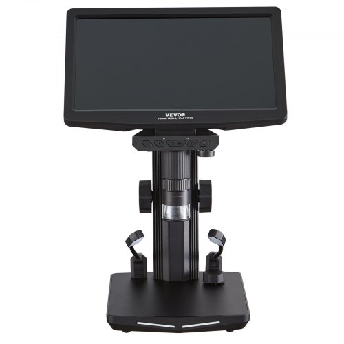 VEVOR Digital Mikroskop mit 7-Zoll-IPS-Bildschirm 10X-1200X Vergrößerung Auflichtmikroskop USB Mikroskop 8 LED, 2 Millionen Pixeln, 1080P Videoauflösung, 1920x1080 Fotoauflösung 32-GB-Speicherkarte