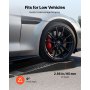 VEVOR Autorampen Auffahrrampen 4 Stk. 65 mm Hubhöhe, tragbare & flache Auto-Servicerampen für Wartung in der Garage & Ölwechsel & Fahrzeuge mit niedrigem Fahrgestell, 9072 kg belastbar Auffahrhilfe