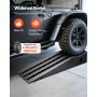 VEVOR Autorampen Auffahrrampen 2 Stk. 160 mm Hubhöhe, tragbare & Auto-Servicerampen für Wartung in der Garage & Ölwechsel & Reparatur von Lkw, 1474 kg (pro Rampe) belastbar Auffahrhilfe Schwarz