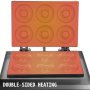 VEVOR 1550W Donutmaker für 6 Donut Doughnut Maschine Backblech Elektrisch 220V Kommerziell Donut Maschine