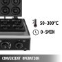 VEVOR 1550W Donutmaker für 6 Donut Doughnut Maschine Backblech Elektrisch 220V Kommerziell Donut Maschine