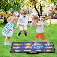 VEVOR Kinder Tanzmatte Tanzpad Spielzeug Musikmatte Elektronisch Ab 3 Jahren