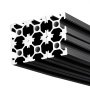 VEVOR 2020 Aluminium Profile 6 Stk. 2 m, Eloxierte T-Nut-Aluprofile nach EU-Standard, Hochfestes Strangpressprofil, Aluminiumschiene für 3D-Druckerteile, CNC-DIY-Werkbänke und Montage, Schwarz