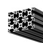 VEVOR 3030 Aluminium Profile 6 Stk. 2 m, Eloxierte T-Nut-Aluprofile nach EU-Standard, Hochfestes Strangpressprofil, Aluminiumschiene für 3D-Druckerteile, CNC-DIY-Werkbänke und Montage, Schwarz