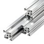 VEVOR 3030 Aluminium Profile 12 Stk. 2 m, Eloxierte T-Nut-Aluprofile nach EU-Standard, Hochfestes Strangpressprofil, Aluminiumschiene für 3D-Druckerteile, CNC-DIY-Werkbänke und Montage, Silber