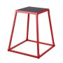 VEVOR 4-teilige Plyometrische Sprungboxen, 305/458/609/762 mm Plyometric Box Rot, Rutschfestes Fitness-Übungs-Step-Up-Box-Set für Heim-Fitness-Training, Konditions-Krafttraining, Jump Training Tragbar