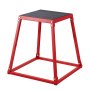 VEVOR 3-teilige Plyometrische Sprungboxen, 305/458/609 mm Plyometric Box Rot, Rutschfestes Fitness-Übungs-Step-Up-Box-Set für Heim-Fitness-Training, Konditions-Krafttraining, Jump Training Tragbar