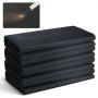 VEVOR 4er-Set Schweißdecke 950 x 910 x 3 mm Schweißschutzdecke 982℃ Hitzebeständigkeit Hitzeschutzgewebe Wärmeschutzmatte Kohlefaser Löschdecke feuerfeste Unterlage Brandschutzmatte Feuermatte