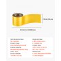 VEVOR Heißprägefolie 6 cm x 120 m Extra lange Goldfolienrolle Meterware, Kompatibel mit der VEVOR Stanz- & Prägemaschine für Beheiztes Leder, Satte Farben, Feine Textur, für Papier Holz & Kunststoff