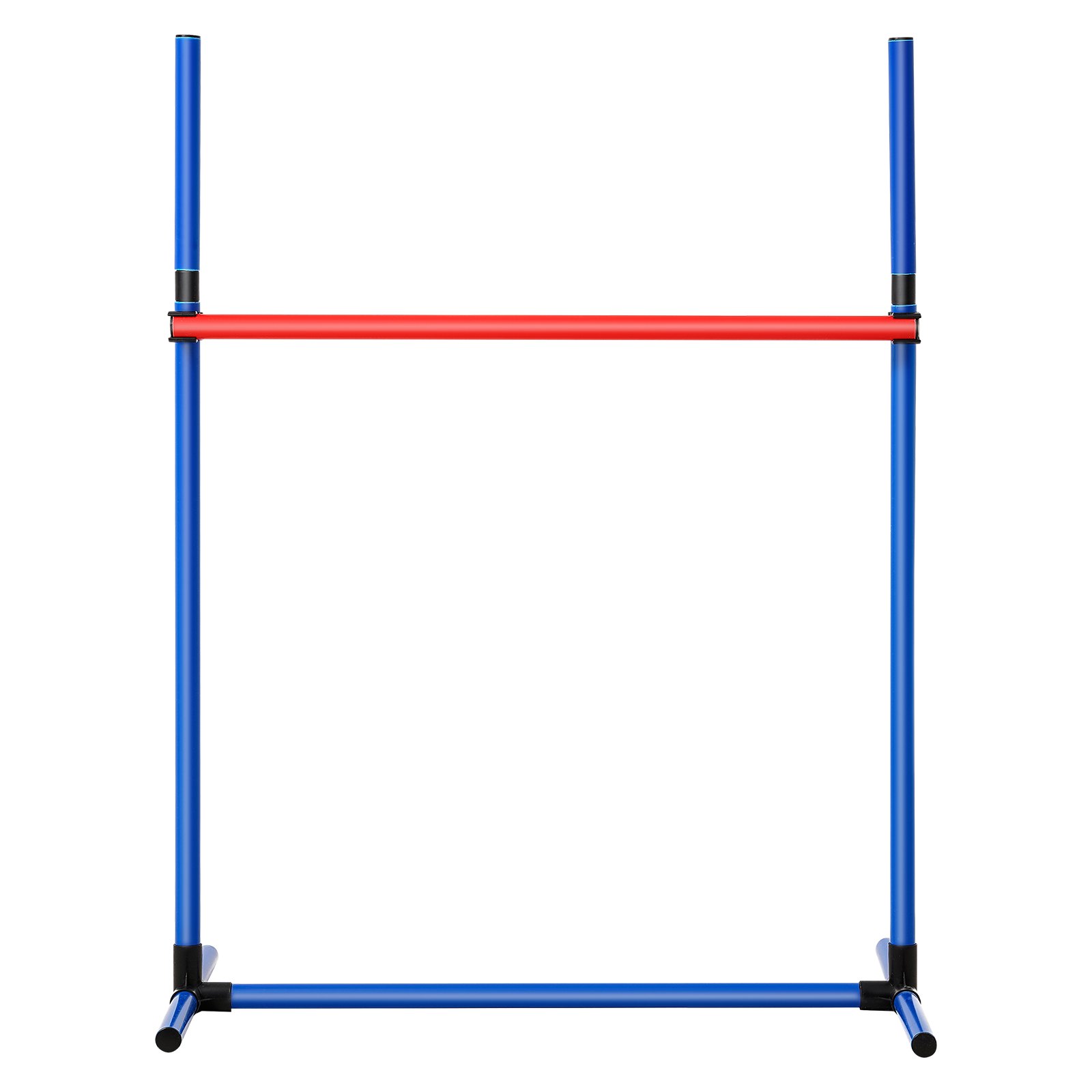 VEVOR Hunde-Agility-Trainingsausrüstung, 4-teiliges Set mit verstellbaren hohen Hürden, 6 Slalomstangen, Sprungring, quadratischer Pausenbox, Pfeife, faltbarer Schüssel, Hindernisparcours-Set für Welpen für den Garten, drinnen und draußen