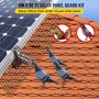 VEVOR Vogelschutznetz 15cmx30m Solarmodul Schutzrollen Set PVC-beschichteter Stahl Gartennetz 1,25x1,25cm Maschenweite Solarpanel Vogeldraht Ideal zum Schutz der Solarmodule vor Vogel Nageltiere usw.