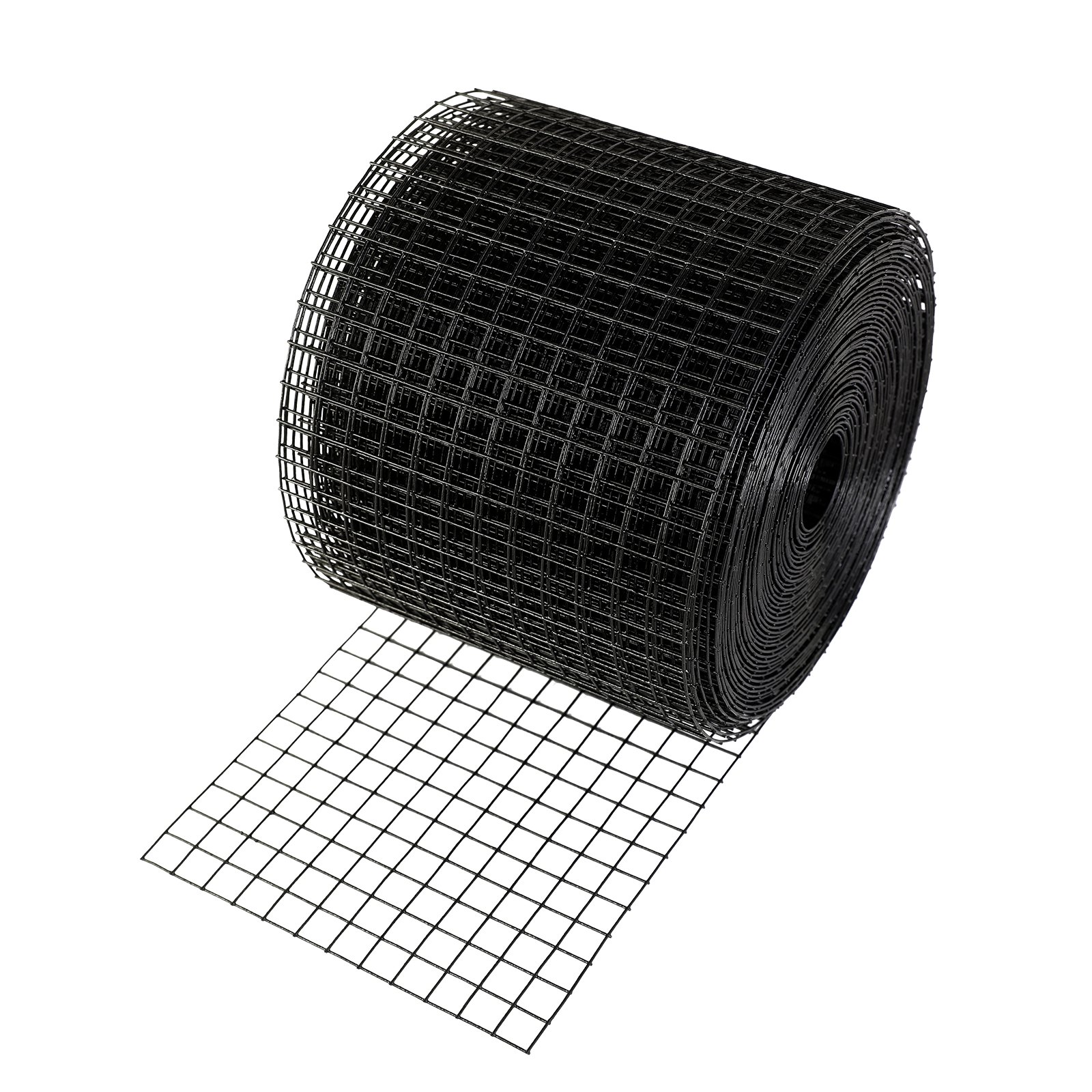 VEVOR Vogelschutz für Solarmodule, 15,2 cm x 15,2 m, Taubenabwehr Solaranlagengitter mit 50 Edelstahl-Verschlüssen, Solarmodul-Schutz mit rostfreier PVC-Beschichtung, 1,27 cm Drahtrollengeflecht