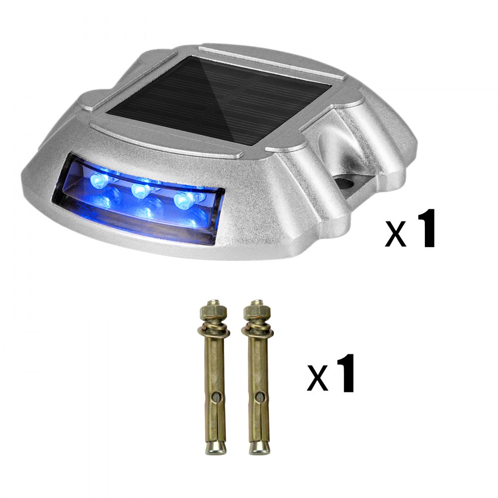 1 Stück Solar Bodenleuchten Led Sicherheitsmarkierungen 44000lb Belastbarkeit