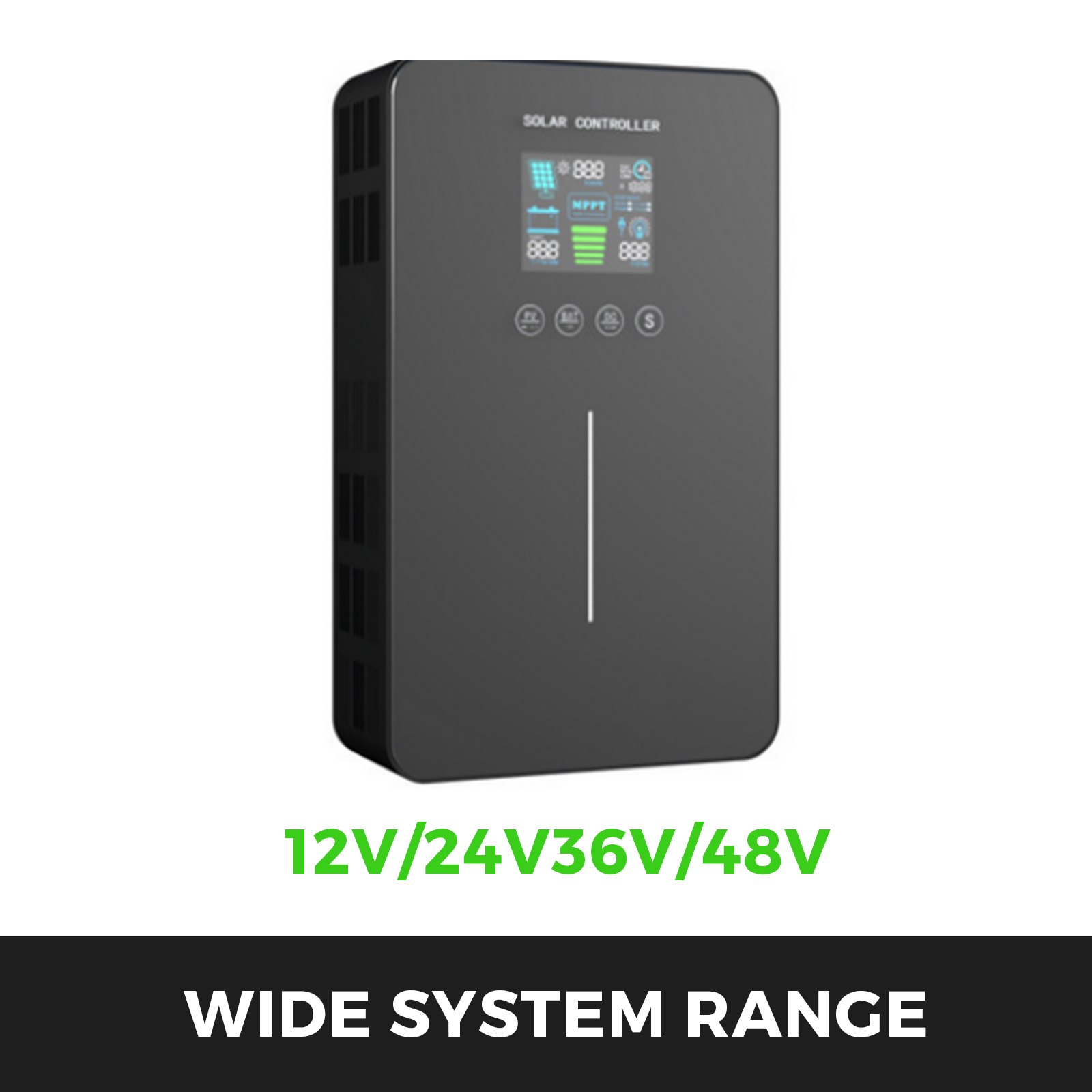 Mppt Solarladeregler Laderegler Solar Charge 50a 12v/24v/36v/48v Lcd Touchscreen