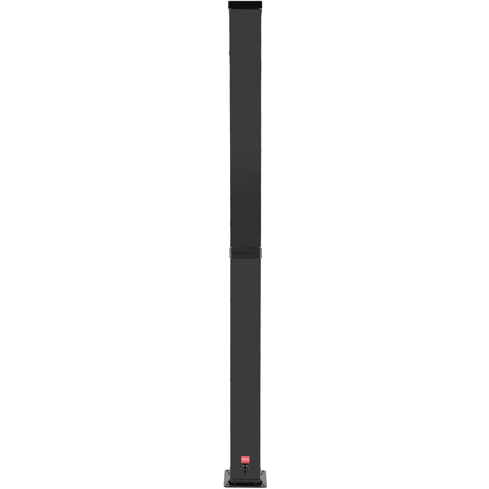 VEVOR Solarbeheizte Duschen 40 L 217 cm silberne schwarze Gartenduschen, mit Fußwasserhahn Pooldutschen, 51 psi WasserDruck Außenduschen, mit 360° Duschkopf MAX. Temperatur 60 ℃ geeignet für Strand