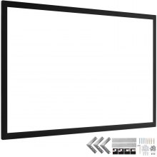 VEVOR Beamer Leinwand 233 x 136 cm, Projektion Leinwand Diagonale Größe 254 cm, Leinwand Deckenmontage aus PVC, Projektionsfläche mit Bildschirmauflösung 16 : 9, für Outdoor-Aktivitäten