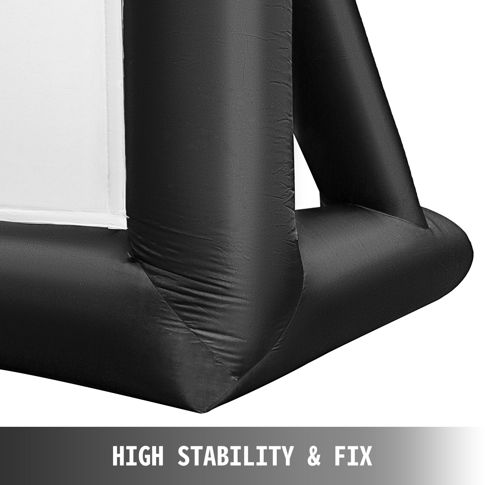 VEVOR Aufblasbare Outdoor-Leinwand 487 x 218 x 289 cm, Aufblasbare Leinwand 3,9 kg, Waschbare Beamer Leinwand aus Oxford Stoff, Selbst Aufblasende Leinwand 2 Minuten, für Großveranstaltung