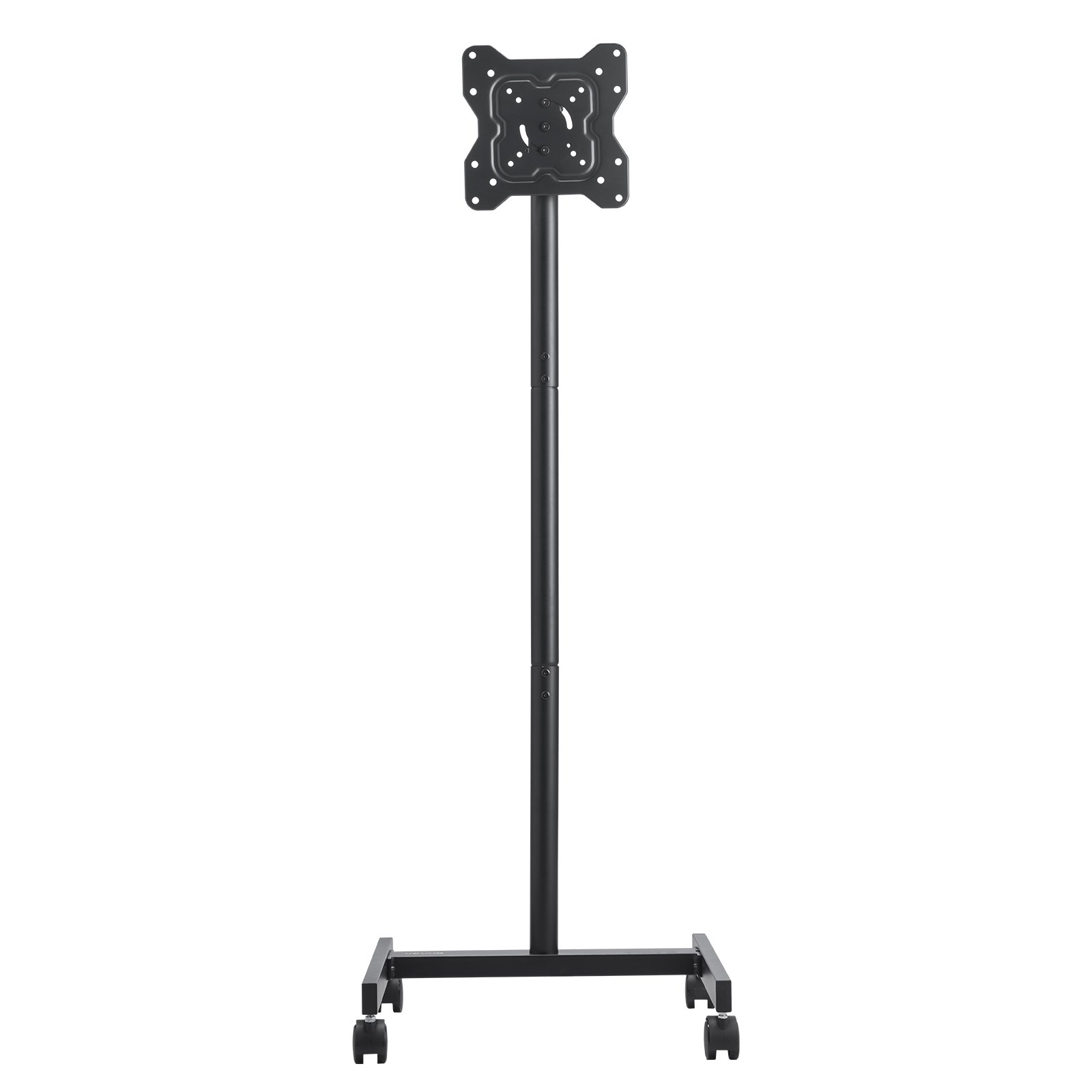 VEVOR rollbarer TV-Ständer Standfuß Fernsehstand für 431,8-1397 mm flach & Curved-TVs, tragbarer TV Bodenständer bis zu 20 kg (Max. VESA 200 x 200 mm) für Wohnzimmer Schlafzimmer Büro Outdoor