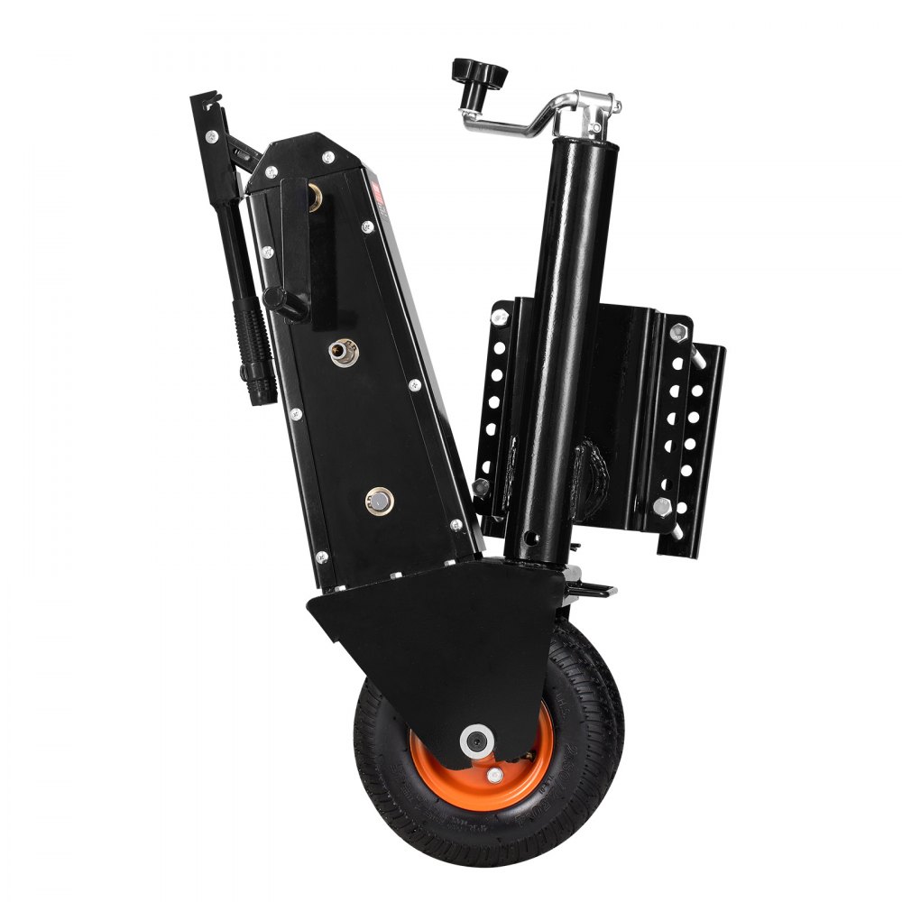VEVOR trailer dolly maneuvering aid, 227 kg vertical load, 330–590 mm height, 22.8 cm pneumatic rubber tire, manual or electric key drive, for moving motorhome trailers