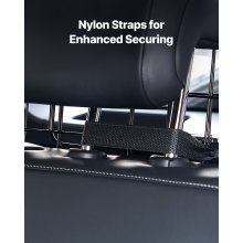 VEVOR Hunde Autobarriere einstellbare Trennwand Hundegitter 1525 mm Autoschutzgitter für die Rücksitze, Haustierbarriere aus Drahtgeflecht, universell passende Autobarriere für SUVs Lkws Fahrzeuge