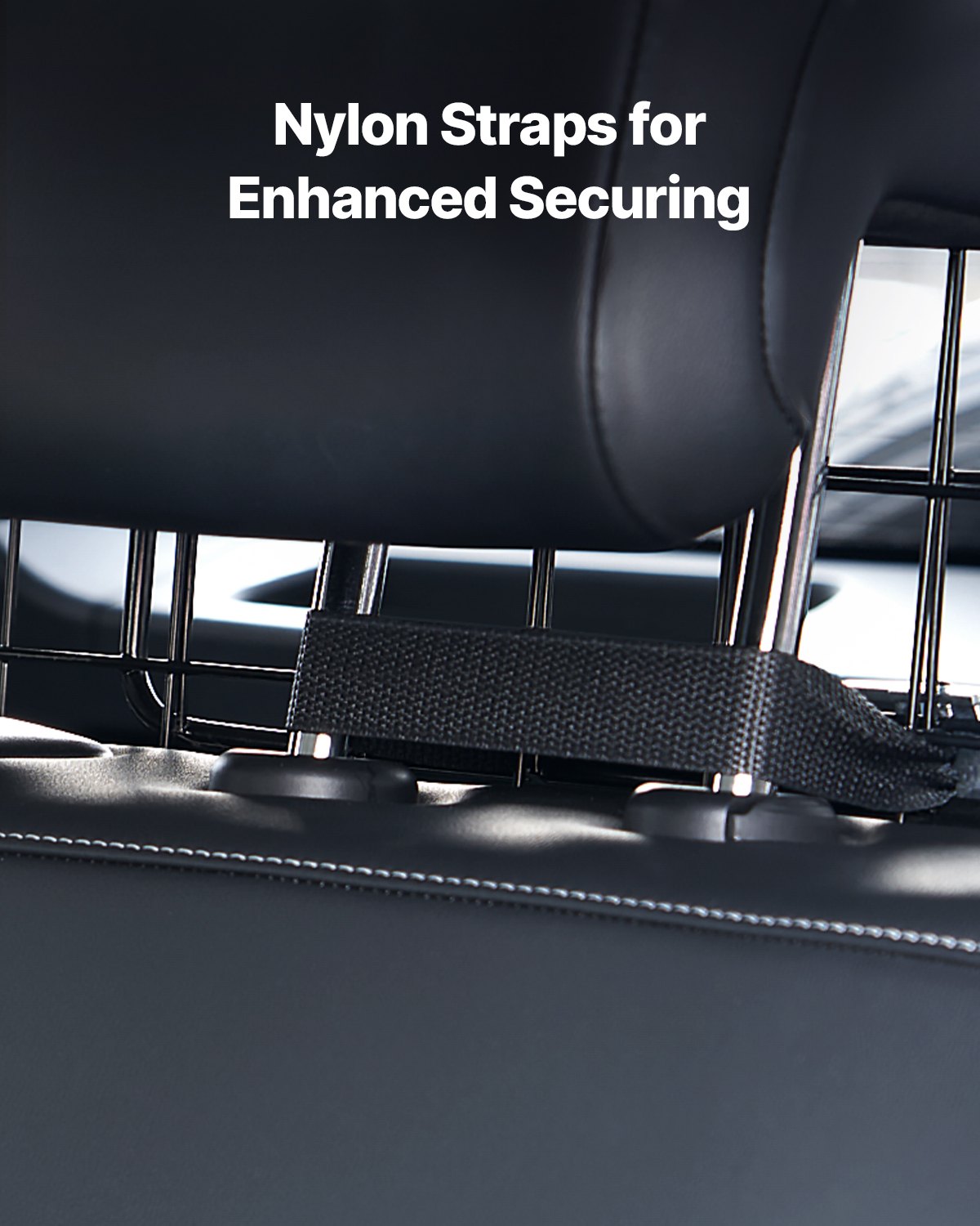 VEVOR Hunde Autobarriere einstellbare Trennwand Hundegitter (968 x 405 mm) Autoschutzgitter für die Rücksitze, Haustierbarriere aus Drahtgeflecht, universell passende Autobarriere für SUVs Lkws