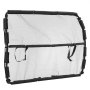 VEVOR Hunde Autobarriere 127 cm Trennwand Hundegitter zur Montage an Vordersitzen Autoschutzgitter Haustierbarriere mit Netzgewebe, universell passende Hunde-Autobarriere für SUVs Lkws Fahrzeuge, schwarz