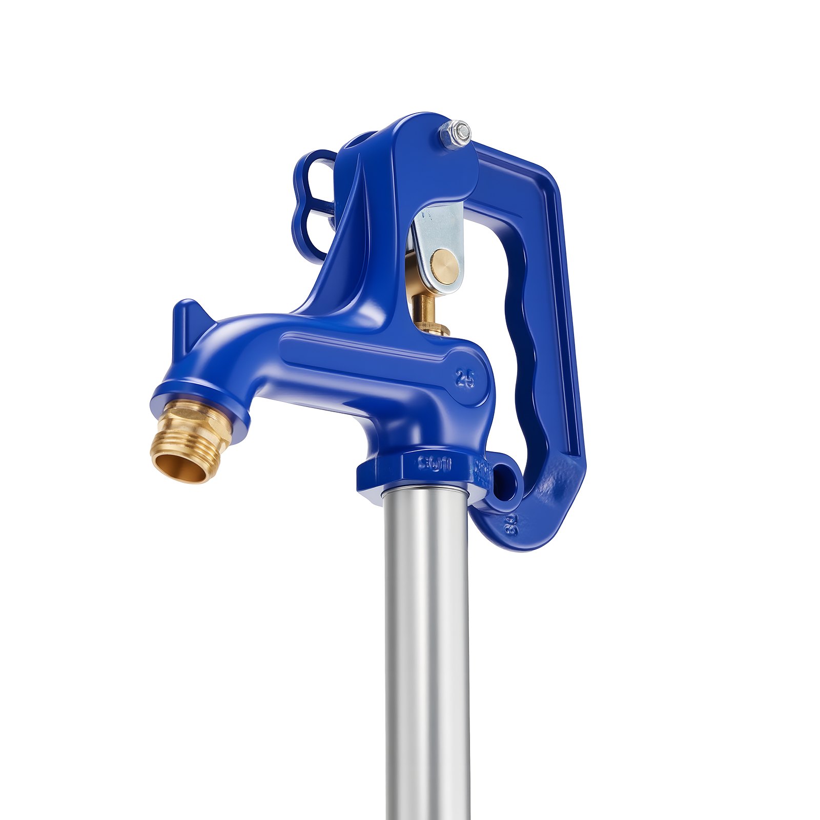 VEVOR Frostsicherer Hofhydrant, 980 mm, Außenwasserhahn mit 304,8 mm Eingrabetiefe, G 3/4 Zoll Rohranschluss, Hebelgriff + Handrad, bleifreier Gartenhydrant für Bewässerung von Garten & Bauernhof