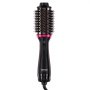 VEVOR Warmluftbürste, 4-in-1 Hairstyler und Volumizer mit galvanisiertem Titan und 65 mm ovalem Zylinder mit Keramikbeschichtung, 3-stufige Heißluft-Stylingbürste zum Trocknen, Glätten, Locken