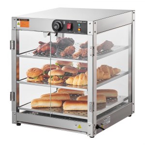 Suppenstation Bain Marie Speisenwärmer Edelstahl 2 x 7 L 30 - 110 °C 1000 W