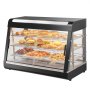 VEVOR 3-stufiger kommerzieller Speisenwärmer, 1500 W Speisenwärmer mit Licht, verstellbarer Ablage und Temperaturanzeige, 30 ℃ - 85 ℃ Dampfheizung, 130 l für Hamburger, Pizza, Brot, Brathähnchen