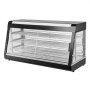 VEVOR 3-stufiger kommerzieller Speisenwärmer, 1500 W Speisenwärmer mit Licht, verstellbarer Ablage und Temperaturanzeige, 30 ℃ - 85 ℃ Dampferhitzung, 180 l für Hamburger, Pizza, Brot, Brathähnchen
