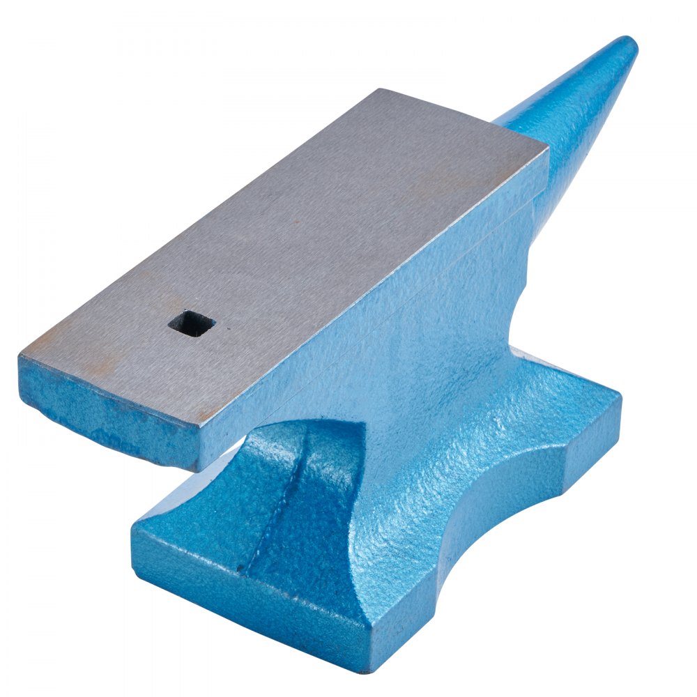 VEVOR Amboss 10 KG (22 LBS) Schmiede-Amboss für Schmiede Einzelnes Horn aus Gusseisen Schmiedwerkzeug robust
