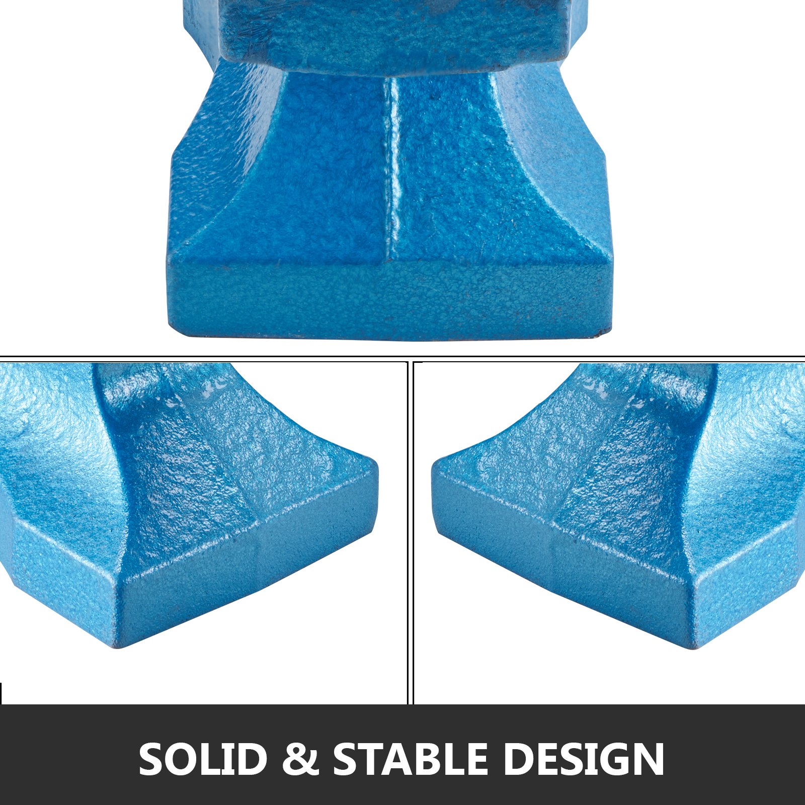 VEVOR Amboss 10 KG (22 LBS) Schmiede-Amboss für Schmiede Einzelnes Horn aus Gusseisen Schmiedwerkzeug robust