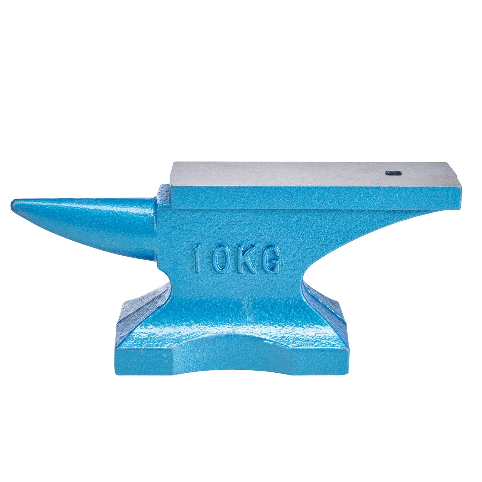 VEVOR Amboss 10 KG (22 LBS) Schmiede-Amboss für Schmiede Einzelnes Horn aus Gusseisen Schmiedwerkzeug robust