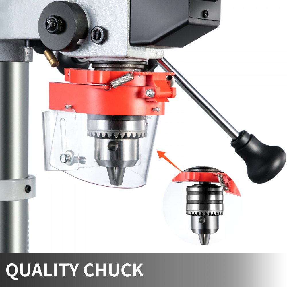 Tischbohrmaschine Standbohrmaschine 450w 5-speed 5/8’’(16mm) Einstellbar Tisch