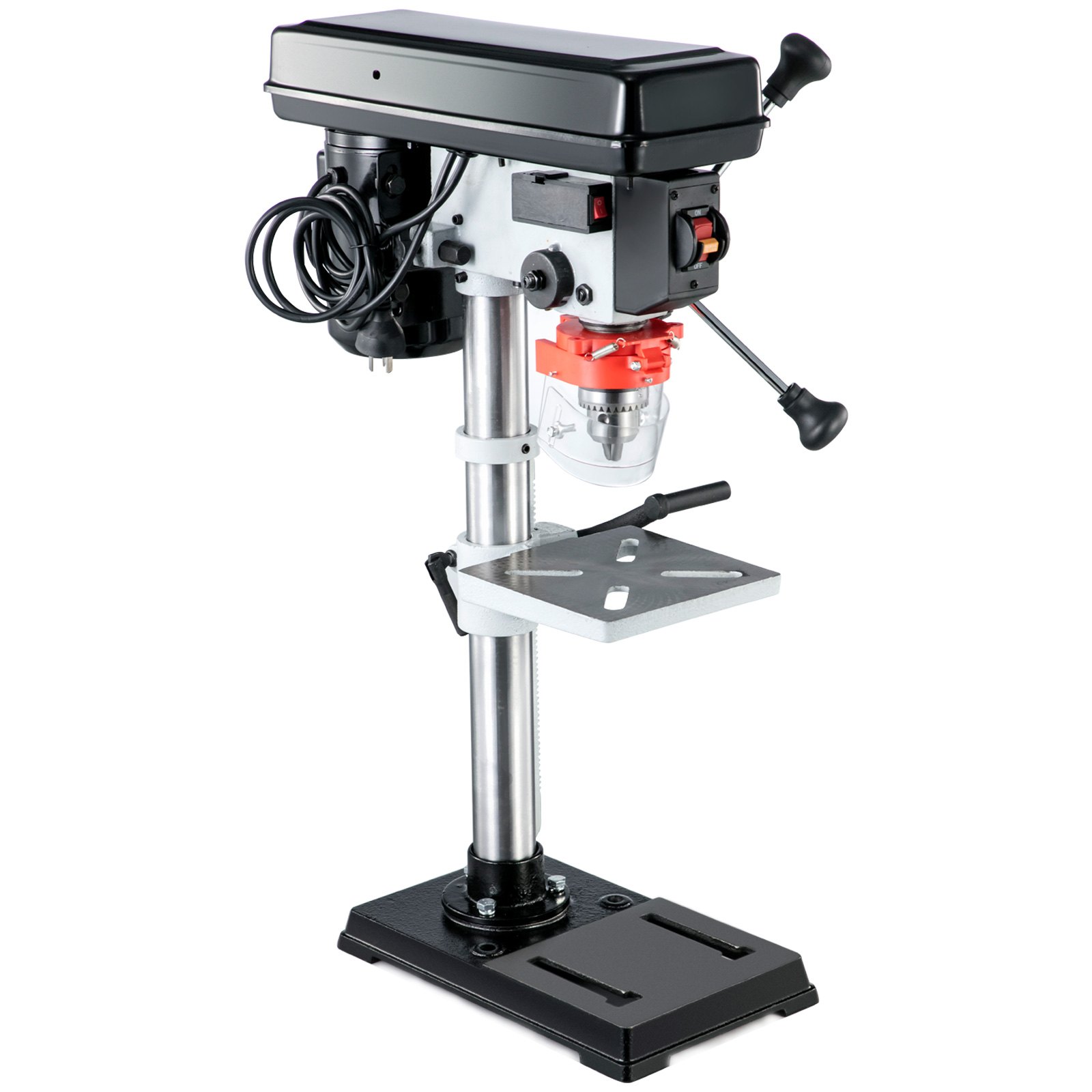 Tischbohrmaschine Standbohrmaschine 450w 5-speed 5/8’’(16mm) Einstellbar Tisch