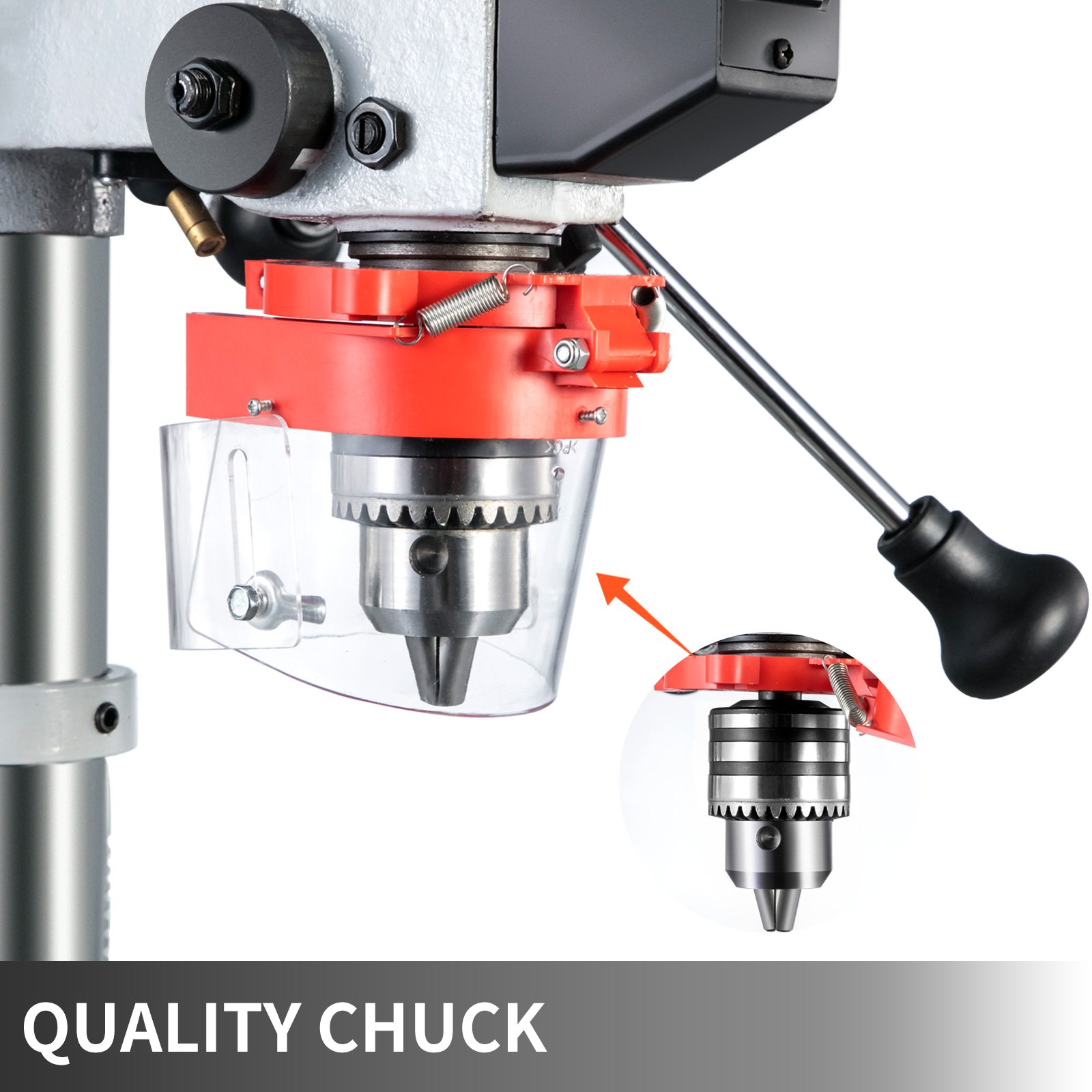 Tischbohrmaschine Standbohrmaschine 450w 5-speed 5/8’’(16mm) Einstellbar Tisch