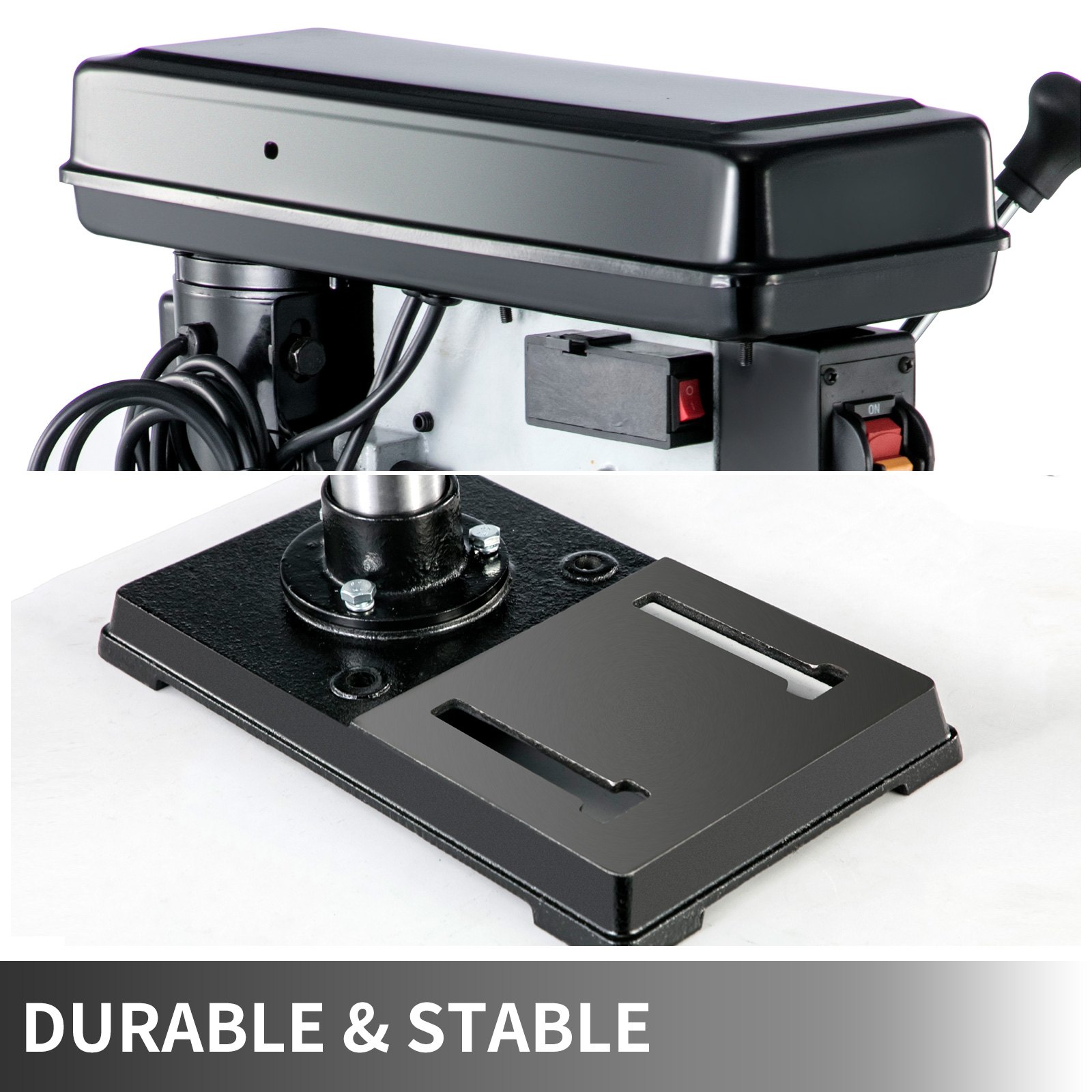 Tischbohrmaschine Standbohrmaschine 450w 5-speed 5/8’’(16mm) Einstellbar Tisch