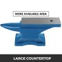 VEVOR Amboss 20 KG (44 LBS) Schmiede-Amboss für Schmiede Einzelnes Horn aus Gusseisen Schmiedwerkzeug robust