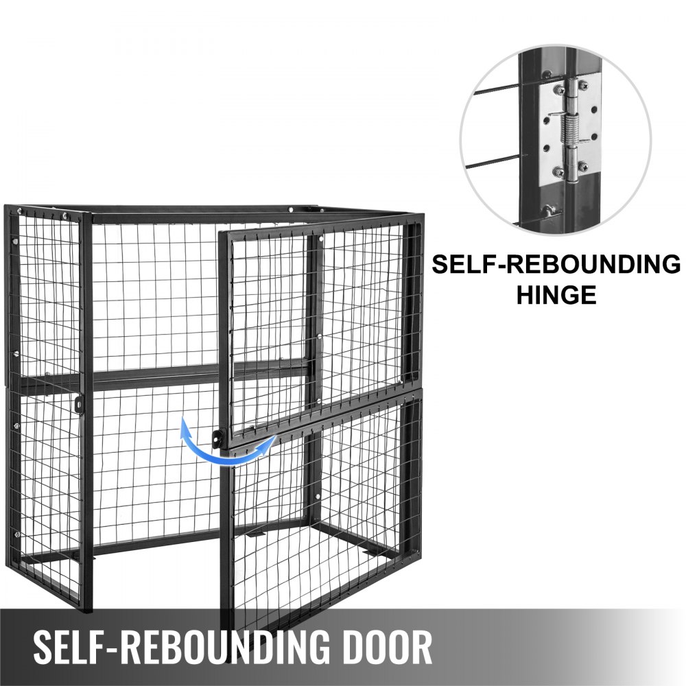 Vevor Gasflaschenlagerung Gasflasche 3 X19 Kg Lagerschrank Aufbewahrung Depot