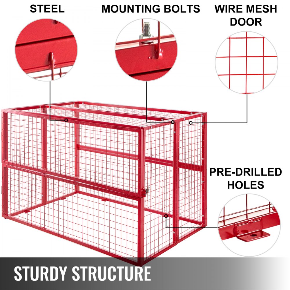 Vevor Gasflaschenlagerung Gasflaschen 12x19 Kg Lagerschrank Depot Aufbewahrung