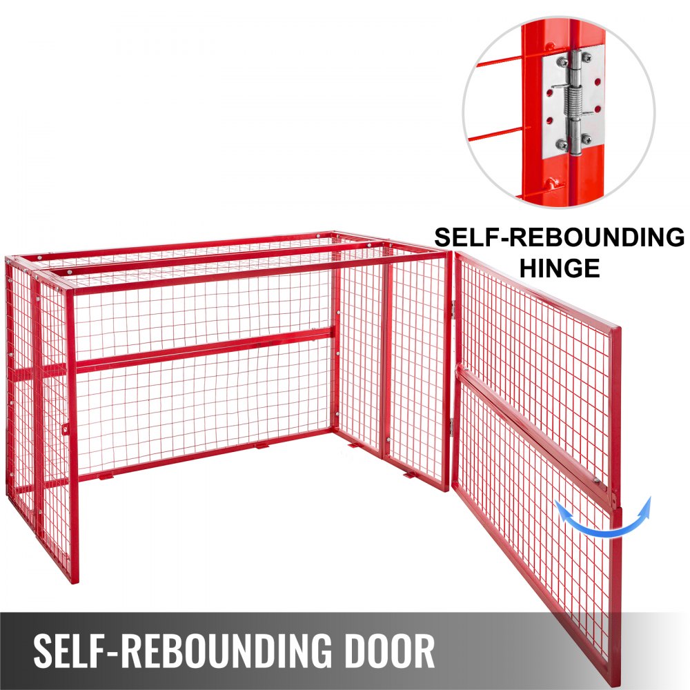 Vevor Gasflaschenlagerung Gasflaschen 12x19 Kg Lagerschrank Depot Aufbewahrung