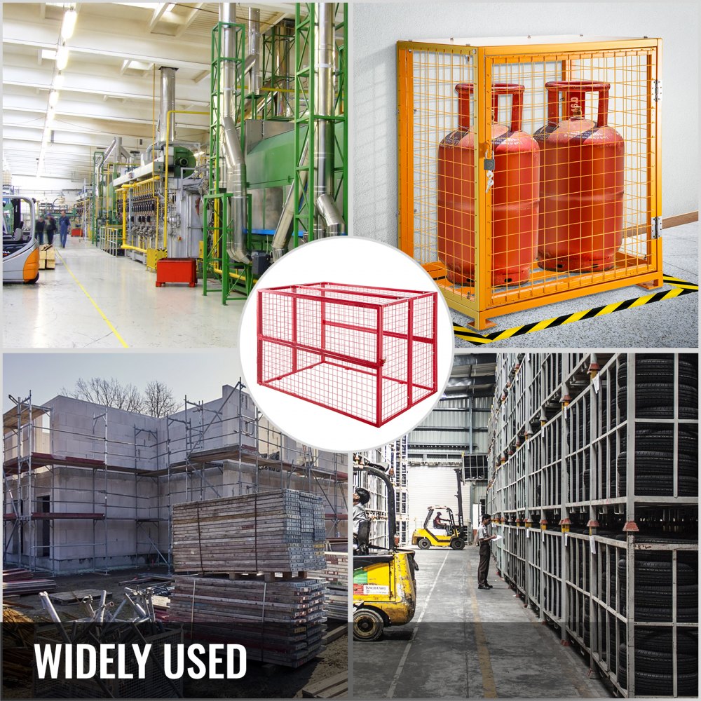 Vevor Gasflaschenlagerung Gasflaschen 12x19 Kg Lagerschrank Depot Aufbewahrung