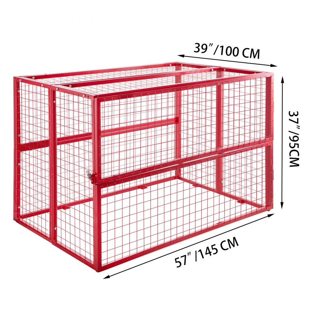 Vevor Gasflaschenlagerung Gasflaschen 12x19 Kg Lagerschrank Depot Aufbewahrung