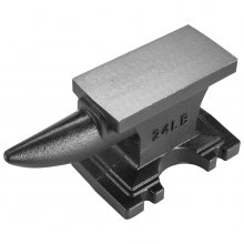 VEVOR Schmiedeamboss Gusseisen Amboss robuster Hornamboss Schmiedewerkzeug 209HB mit Einzelnes rundem Beck-Horn 25 lbs/11 kg Schwarz 17,2 x 8,9 cm breite Arbeitsplatte für Metallschmiede